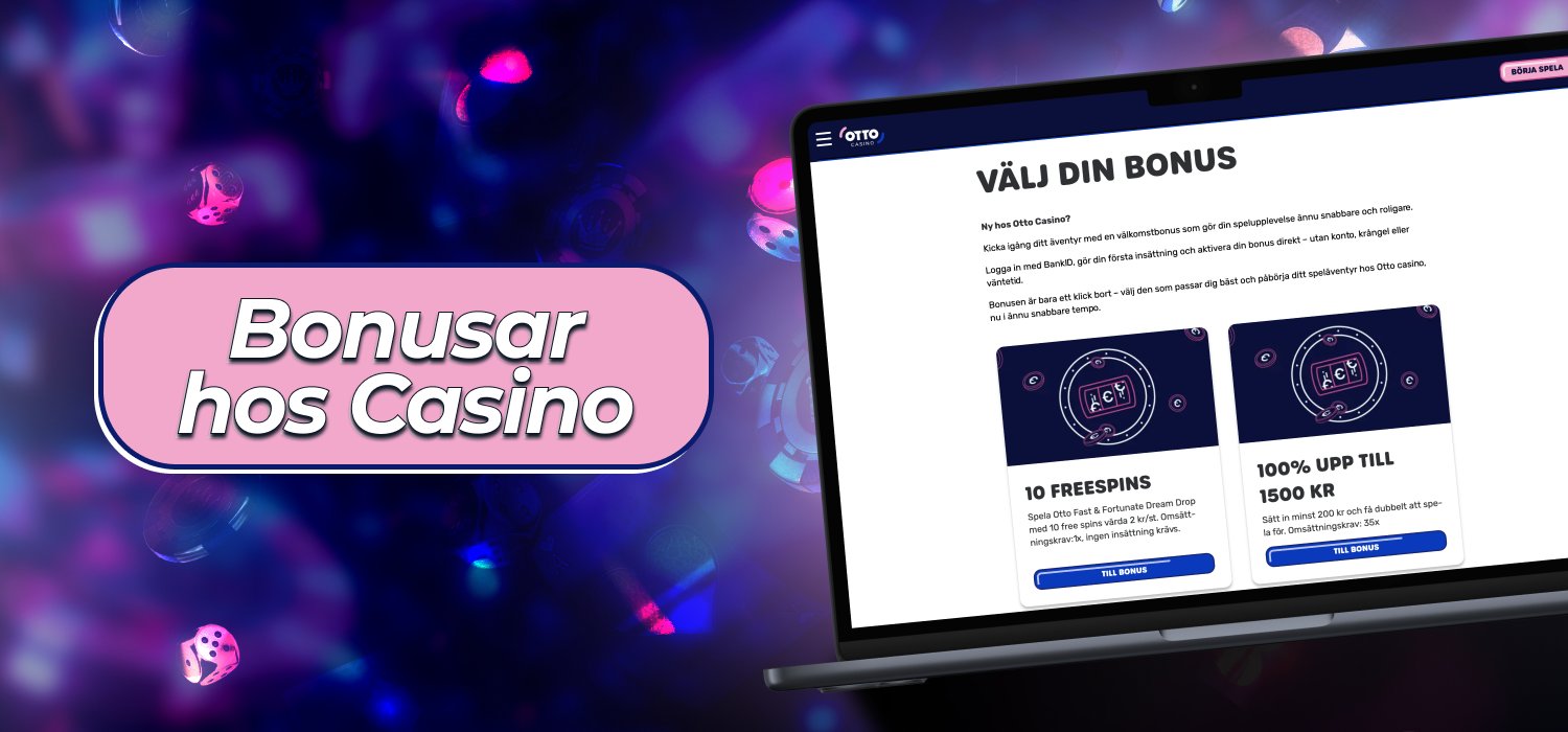 bonusar för Otto Casino-användare