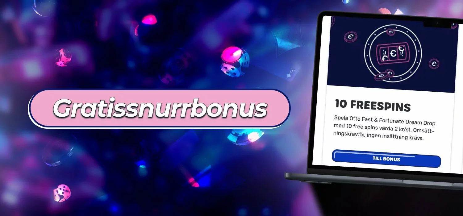 gratissnurrbonus för Otto Casino